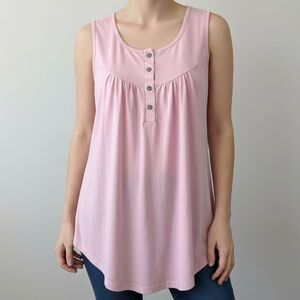 Pink Sleeveless Top